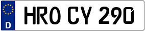 Truck License Plate